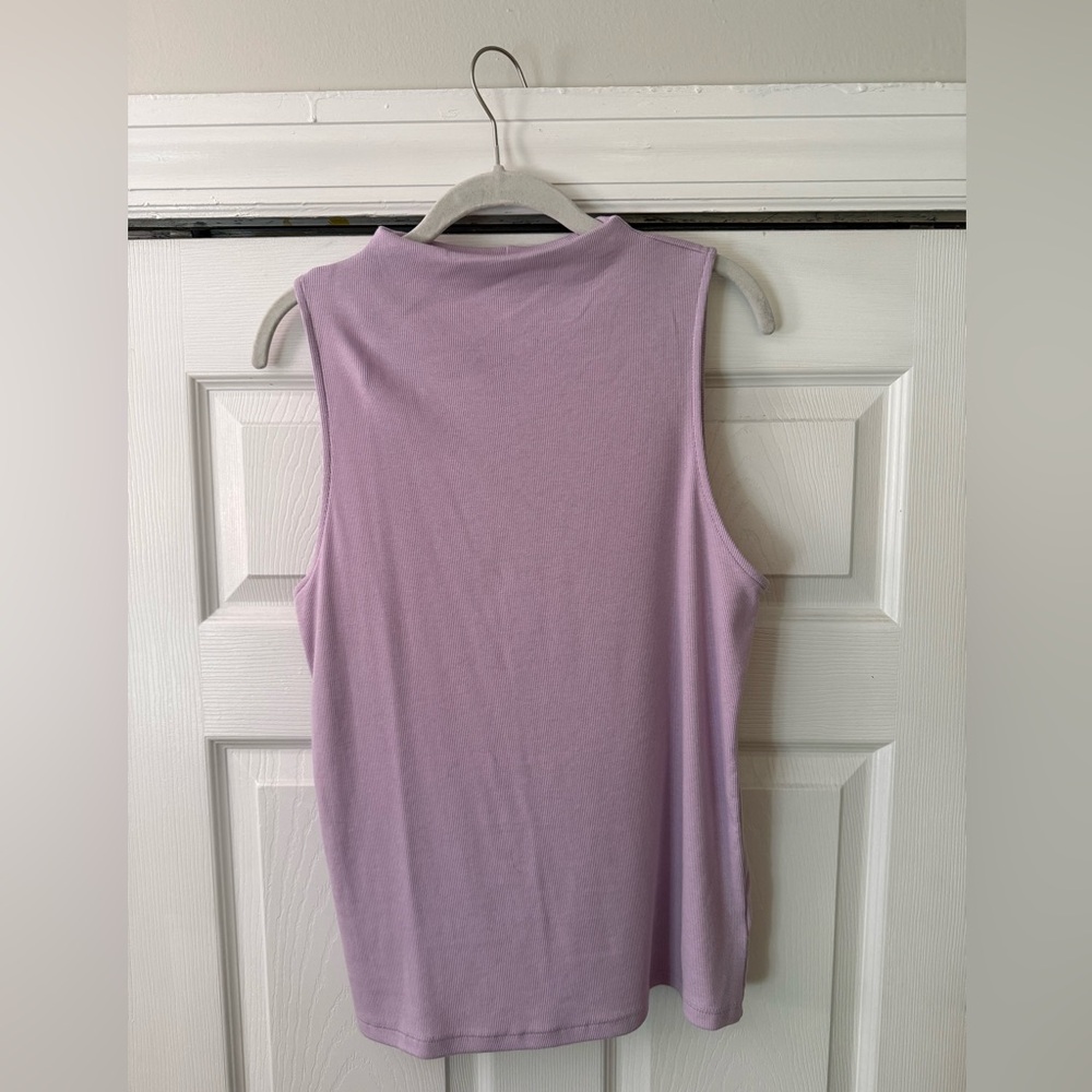 High Neck Lavender Tank